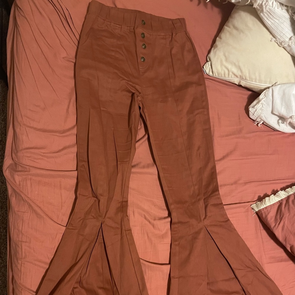 Flared out jeans